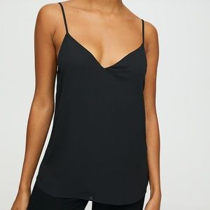 Aritzia Babaton V-Neck Everly Camisole in Scarab